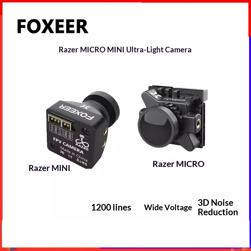 Drone Battery High Voltage - Cámara FPV FOXEER Razer MICRO Ultraligera