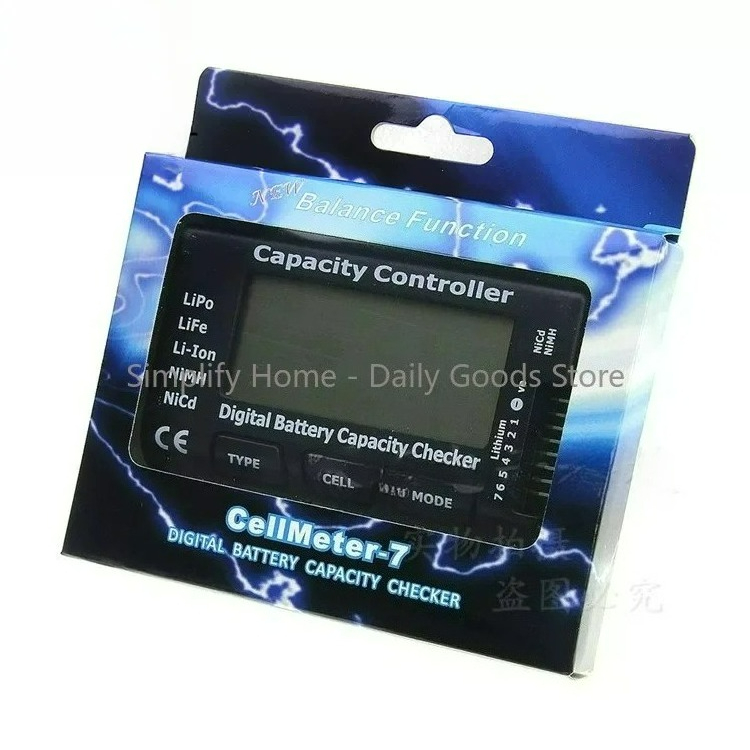 Drone Battery Voltage Checker - Verificador de voltaje de batería CellMeter7