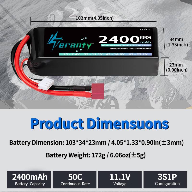 Batería Lipo TERANTY 3S 2200/2 - Drone Battery Plate reseña y precio