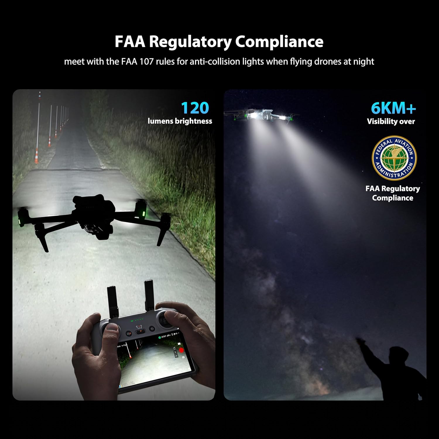 STARTRC Drone luz estroboscópi - Dji Drone Mini 4 Pro reseña y precio