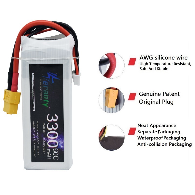 Batería recargable LiPo 4S 330 - Drone Battery 4S reseña y precio