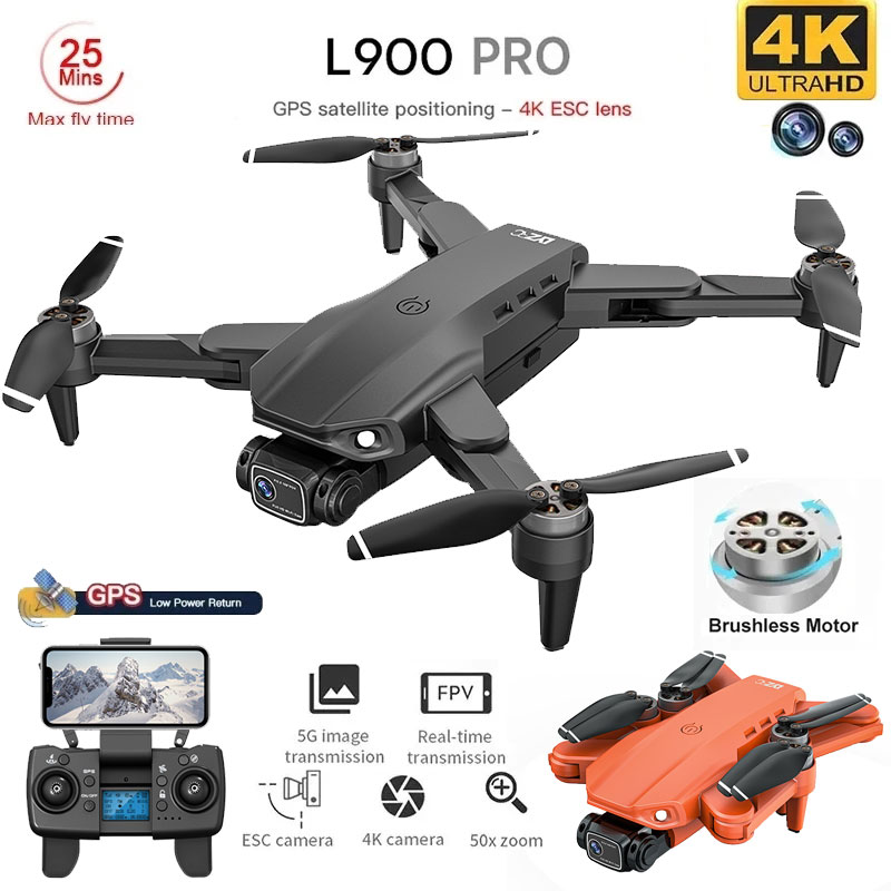 L900 Pro GPS Drone 4K profesio - Drone Battery Case reseña y precio