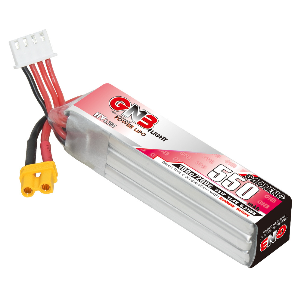 Batería Lipo GNB HV 11,4 V 550 - Drone Battery Plate reseña y precio