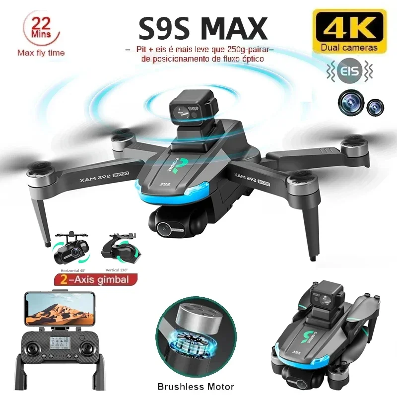 Nuevo S9S MAX MINI Drone 4K 2  - Drone Battery Case reseña y precio