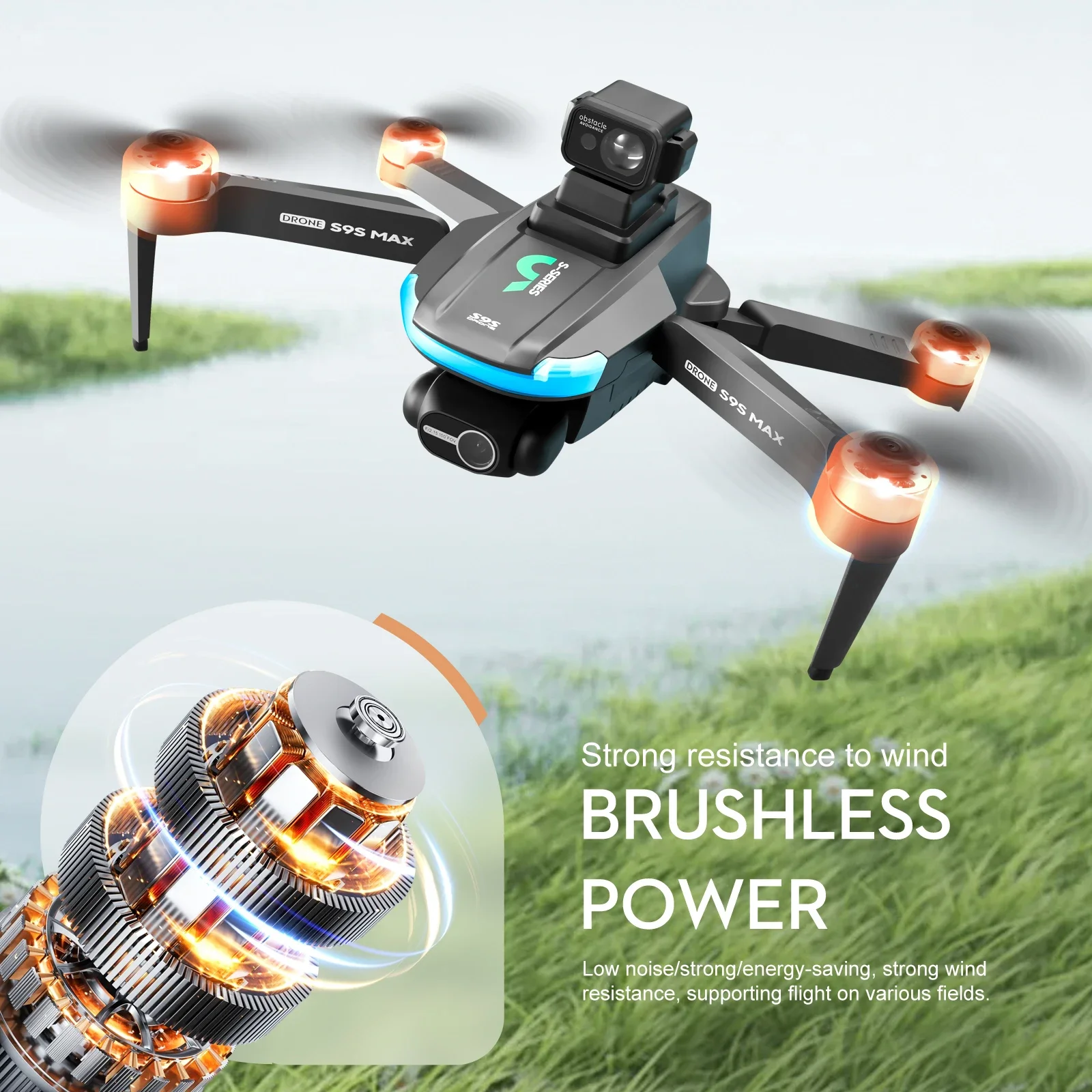 Nuevo S9S MAX MINI Drone 4K 2  - Drone Battery Case reseña y precio