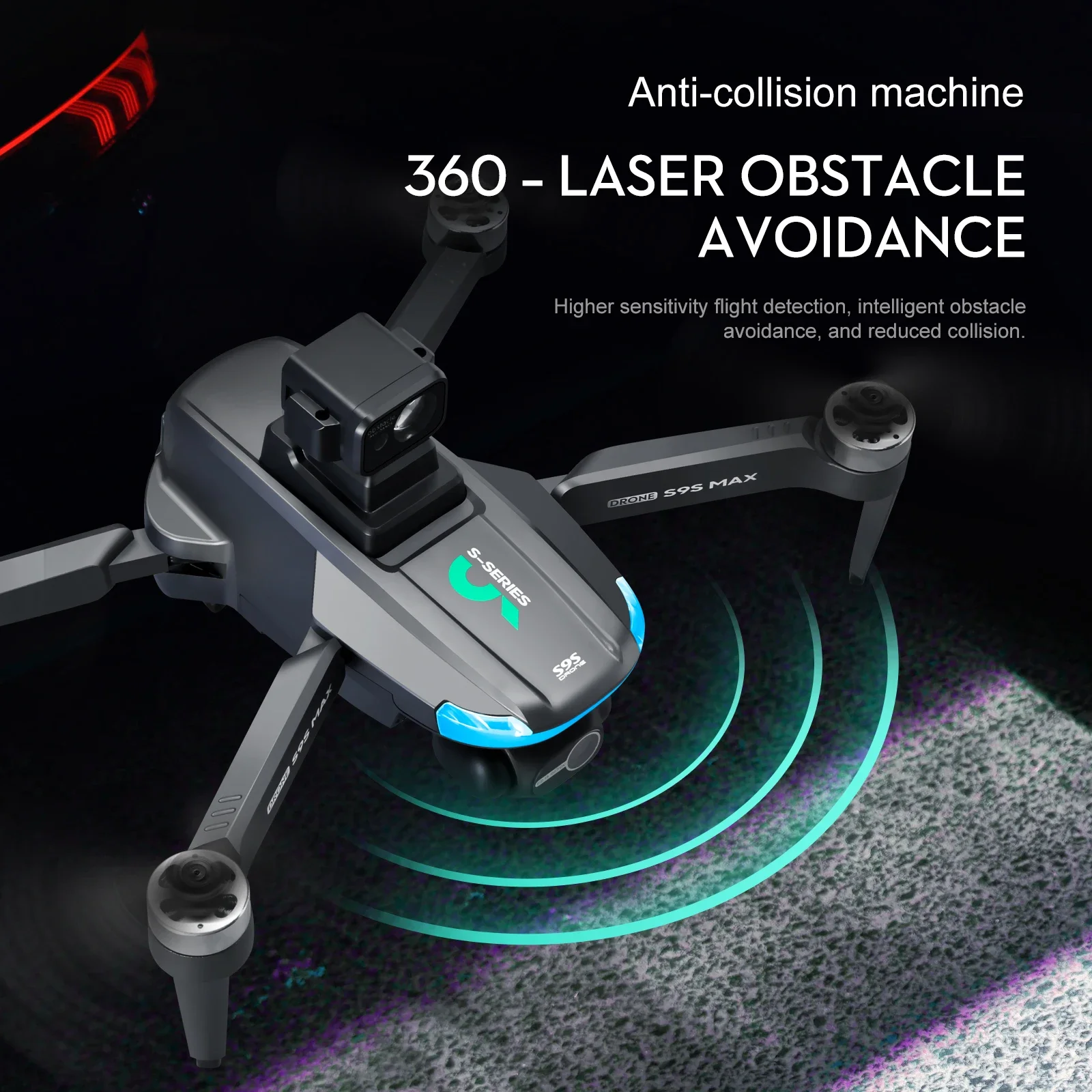Nuevo S9S MAX MINI Drone 4K 2  - Drone Battery Case reseña y precio