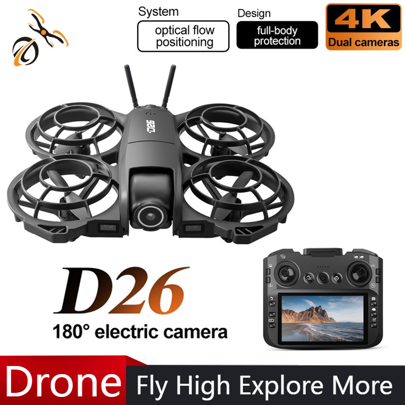 Dron D26 4K Aéreo HD 180 °   D - Drone Battery Case reseña y precio