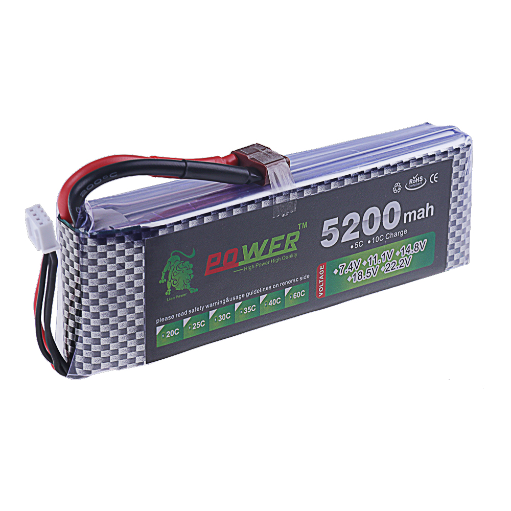 Batería Lipo 3S 11,1 V 5200mah - Drone Battery Lipo reseña y precio